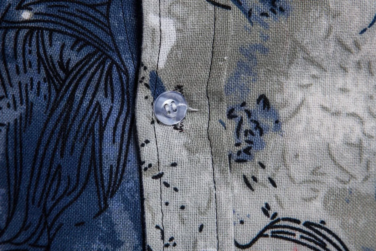 

Plus Size 2021 Summer Men's New Style Men's Short-sleeved Shirt Printed Shirt Men's Summer New Style Camisas Para Hombre