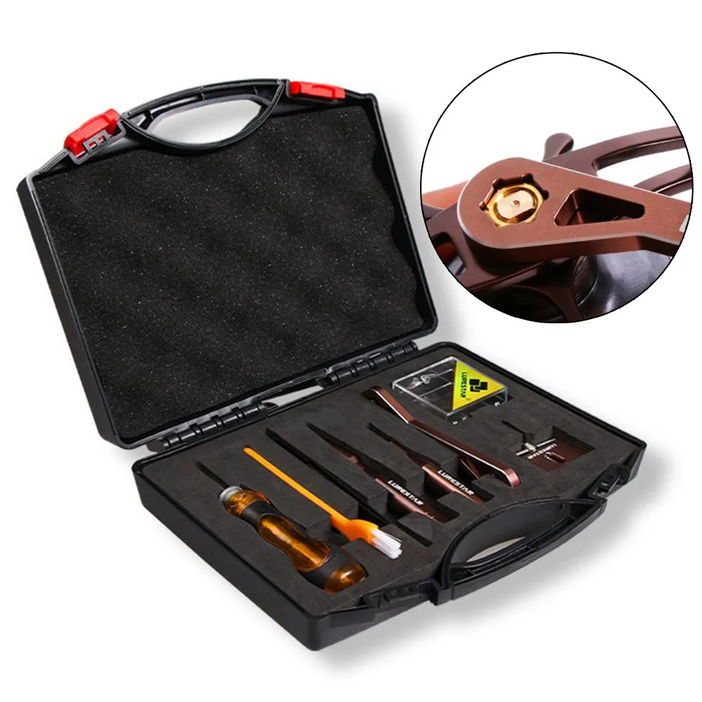 

DIY Baitcasting Fishing Reel Matertial Repair Kits Combo Maintenance Tools Spool Remover Device Dismantling Fishing Accessories