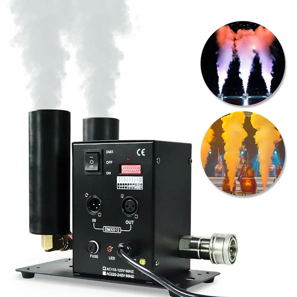 CO2 DMX струйная машина с двойной трубкой крио эффект сцены атмосферный пистолет DJ