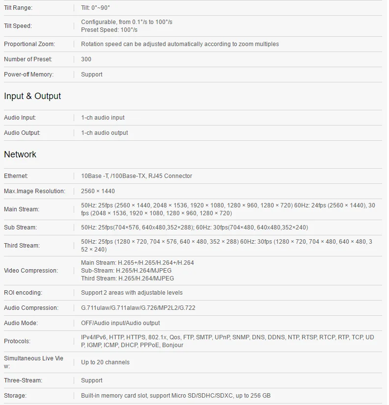 DS-2DE2A404IW-DE3 IP PTZ камера H.2654MP 4X зум 2,8-12 мм объектив сети видеонаблюдения POE, купольная CCTV камера Аудио