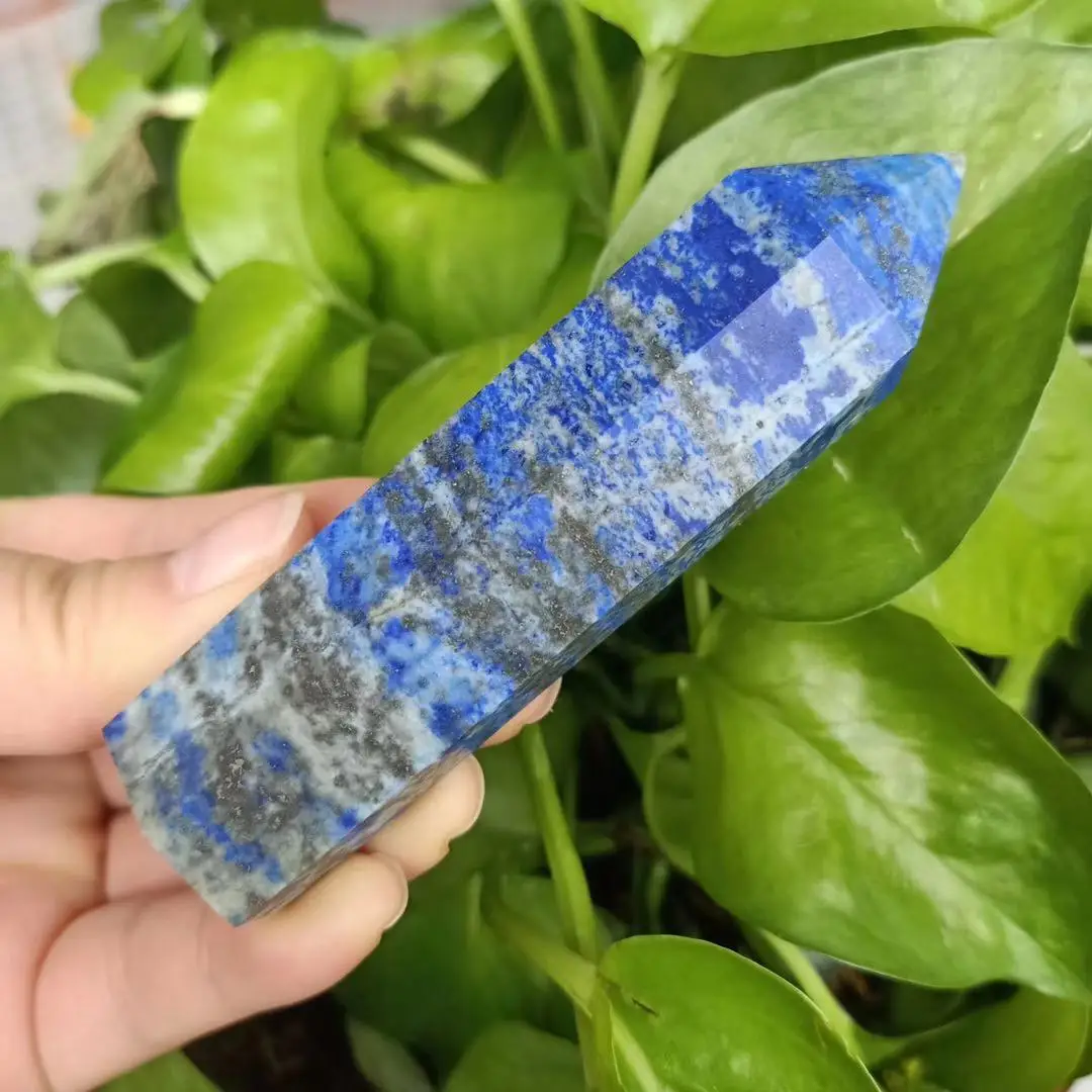 MOKAGY 90 мм-100 мм натуральный Лазурит обелиск кварцевая палочка лечебные Кристальные точки 1 шт. MOKAGY 90 мм-100 мм натуральный Лазурит обелиск кварцевая палочка лечебные Кристальные точки 1 шт.