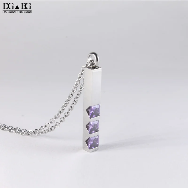 Инкрустация Колье из прах питомца урна с кристаллами кулон ожерелье ювелирные