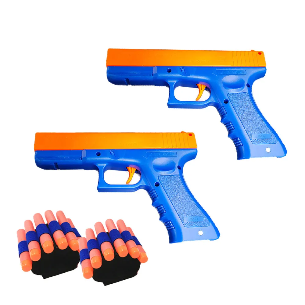 Пластиковые игрушки EVA пенные дротики пули пистолет Glock чехол аксессуары мягкий