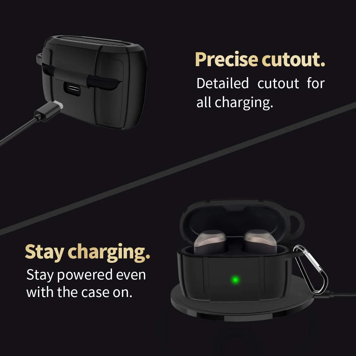 Защитный амортизирующий силиконовый чехол для Jabra Elite Active 85t True Wireless TWS