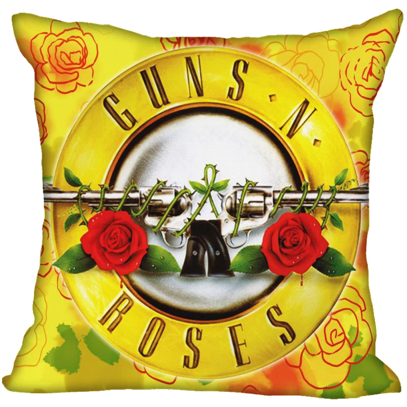 21 Пистолеты N Roses Подушка Чехол для дома декоративный чехол на подушки невидимые молнии Подушка Чехол s 40X40,45X45 см - Цвет: 21