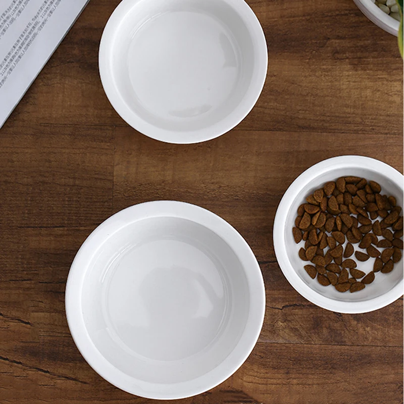 Кормушка для собак кошек керамическая чаша противоскользящая питья миска воды