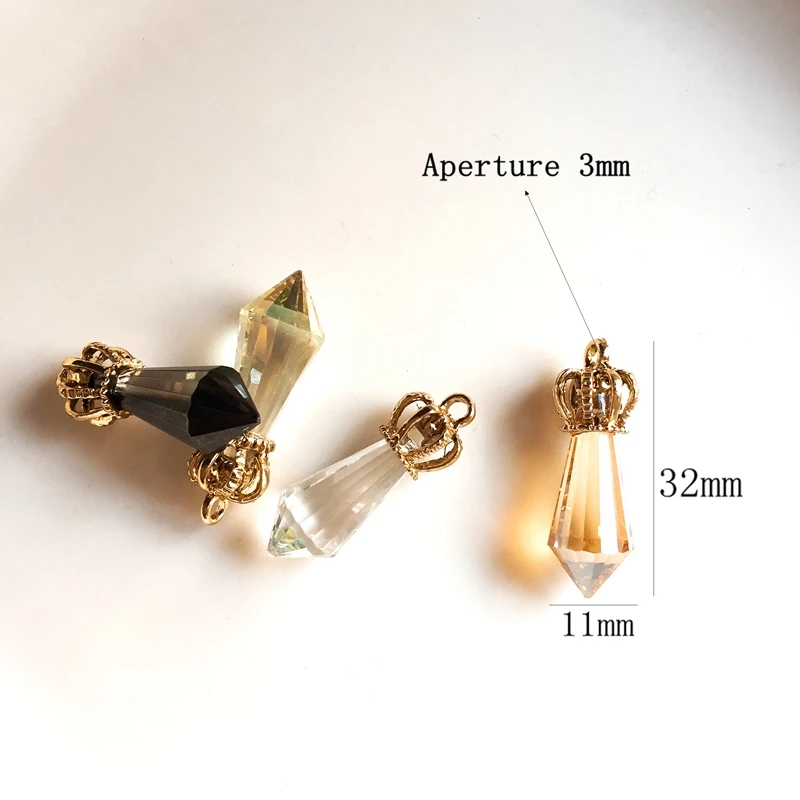 Европейский и американский имитация бриллиантов Корона стеклянные серьги