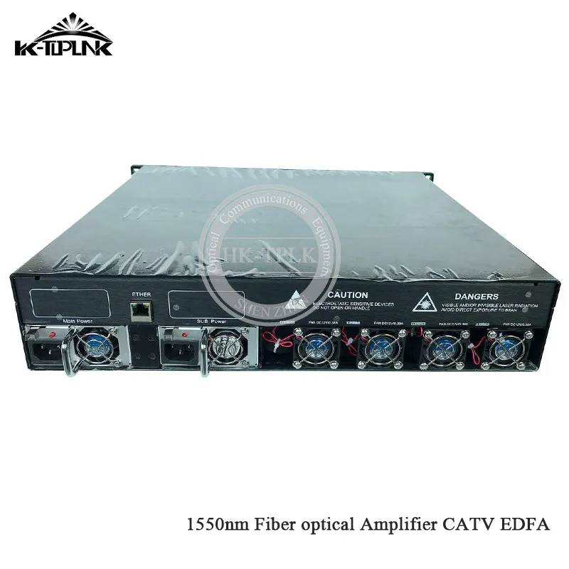 2U/80 Вт 32 порта 16/17dBm CATV EDFA 1550nm волоконно-оптический амплитfier WDM CATV EDFA SC/APC-SC/UPC разъем