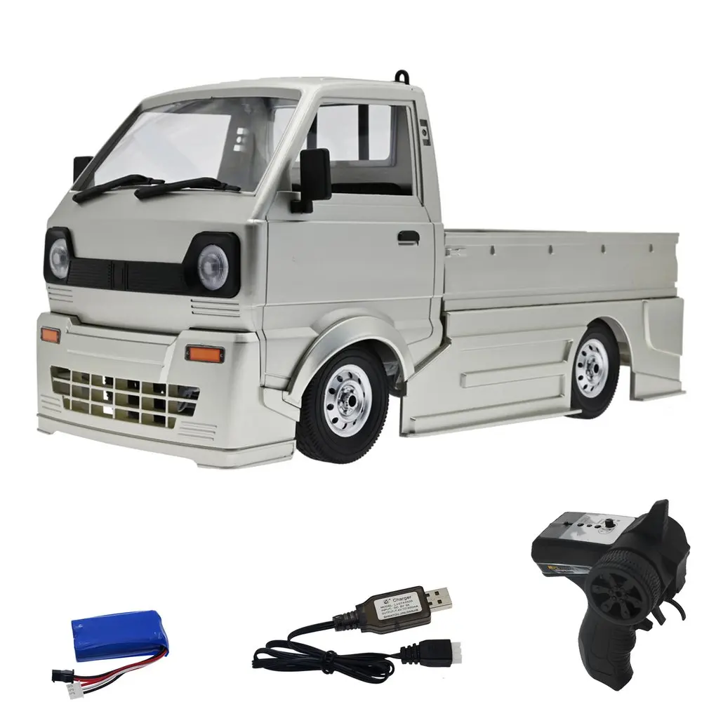 

D12 1/10 2WD RC Car Simulation Drift Truck Brushed 260 motor Climbing Car LED Light On-road RC Car Toys For Boys Kids Gifts