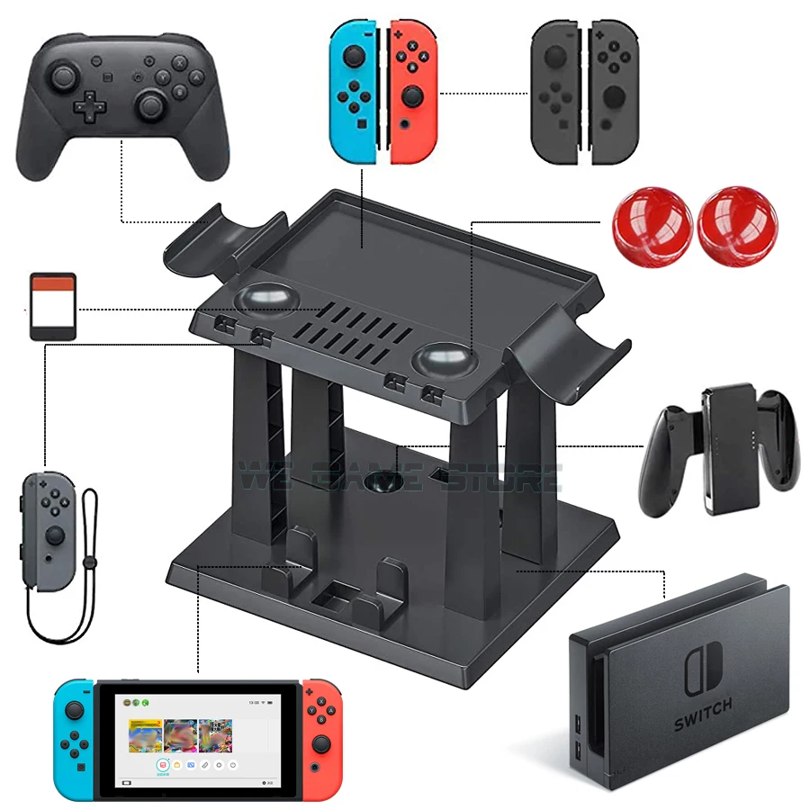 Подставка-органайзер для игровых карт/геймпадов/док-станций Nintendo Switch/Lite |