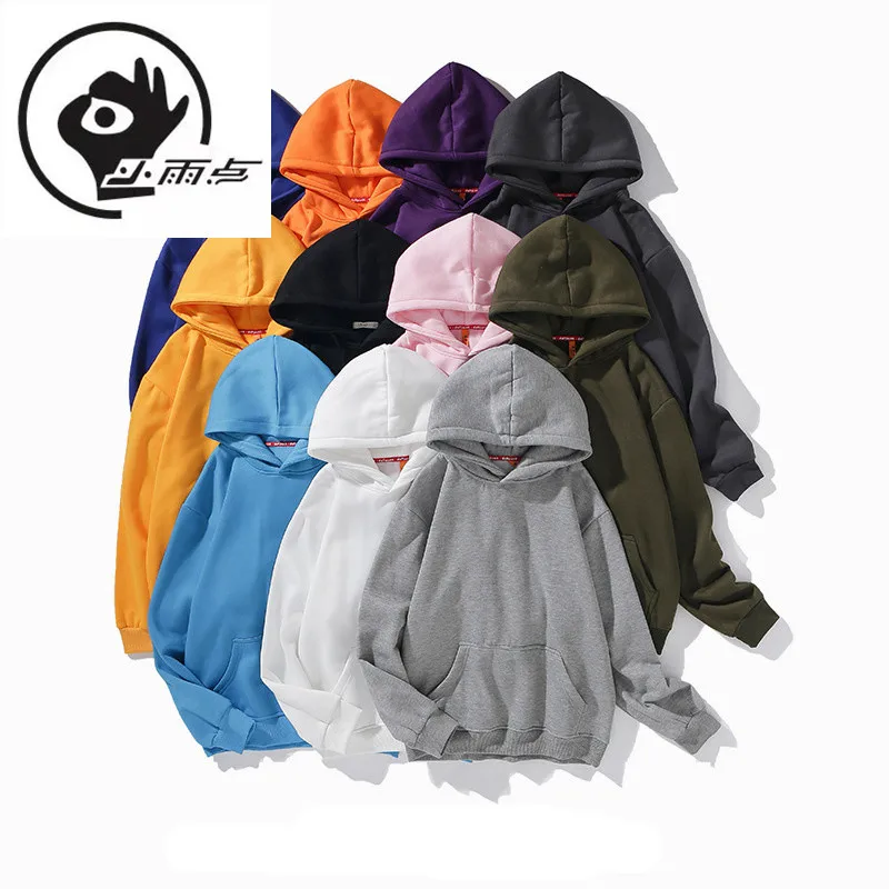Маленькая капля дождя мужская толстовка с капюшоном в стиле хип хоп флисовой
