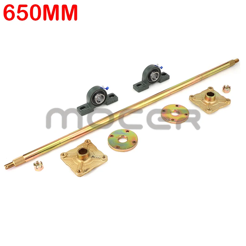 650 мм задняя ось в сборе с подшипником звездочки сиденья 4 отверстия колеса hubFit