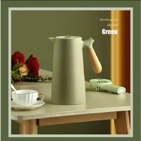 1l large capacity nordic thermal insulation kettle household thermal insulation pot glass liner thermos hot water bottle