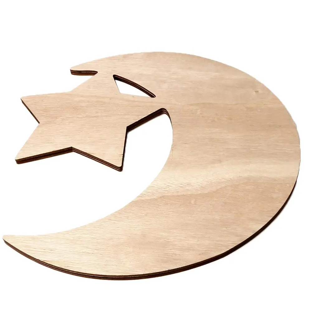 

Decoration Wooden Dinner Plate Home Ramadan Food Serving Tray