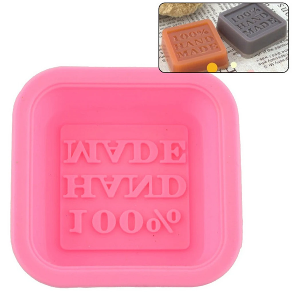 3D квадратная форма дизайн ручной работы DIY Силиконовая Форма Мыло плесень