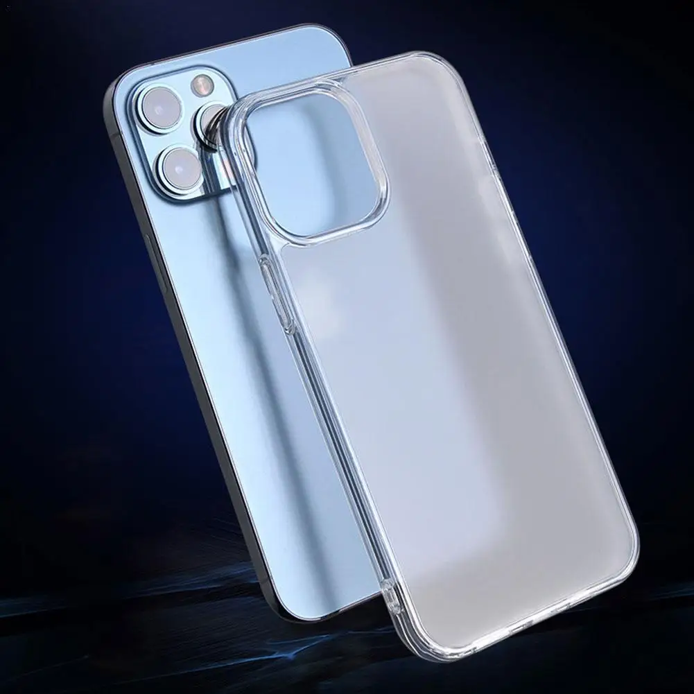 

Fine Matte Fog Mobile Phone Case For IPhone13/MINI/Pro/ProMax PC+TPU Two-in-one Phone Case