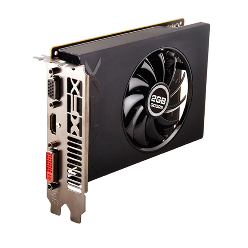 Б/у видеокарты XFX Radeon R7 240A 2 Гб GPU для AMD R7240A GDDR5 128bit графический экран карты