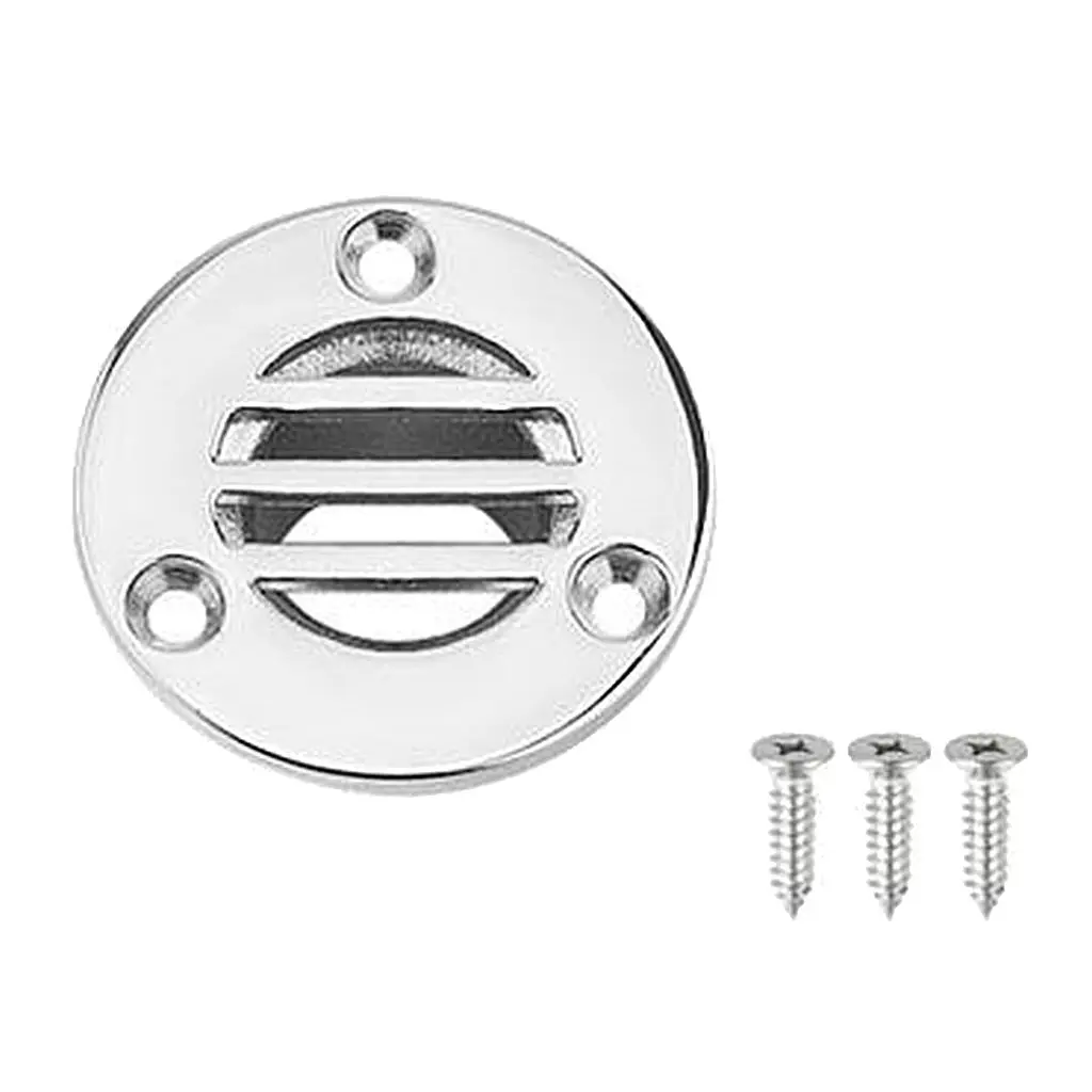 

Deck Floor Drain Scupper - Marine Grade Stainless Steel - for Boat & Fishing Ship - 1 inch, Easy to Install