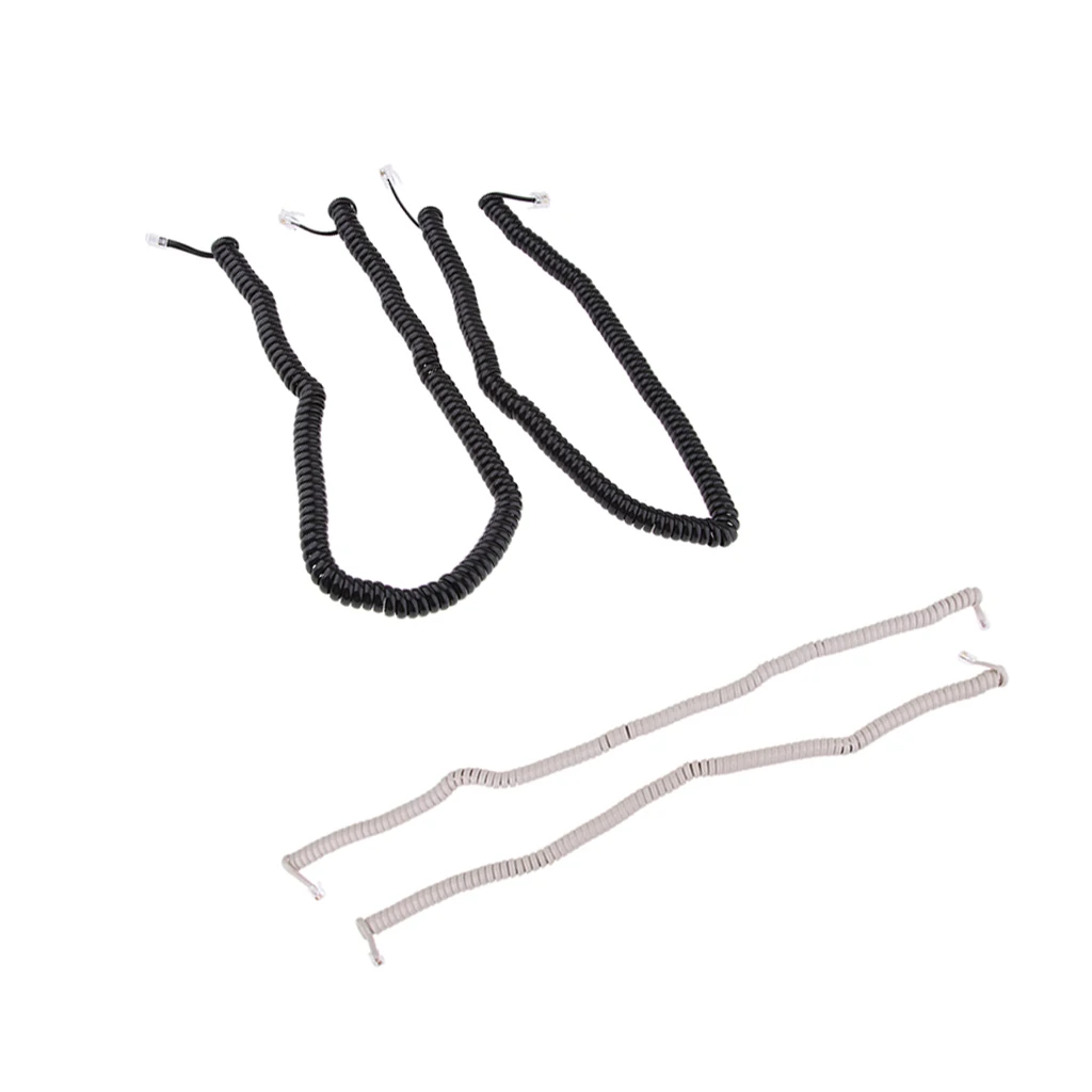 Телефонный кабель 2 шт. RJ9 спиральный провод от 53 до футов | Автомобили и мотоциклы
