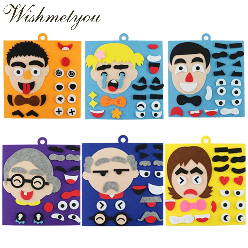 WISHMETYOU Expression войлок для детей игрушки материал ручной работы пакет нетканый