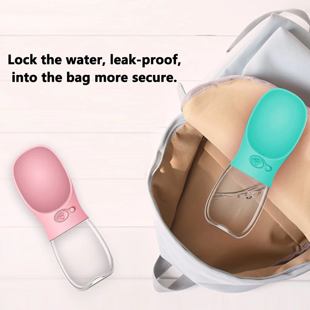 Бутылка для воды для собак, диспенсер для собак, щенков, кошек, кормушка для воды, класс BPA, герметичность, переносная Бутылка для путешествий с чашей