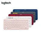 Logitech K380 оригинальная многофункциональная Bluetooth беспроводная клавиатура, многоцветная мини-Бесшумная клавиатура для Android, IOS, iPhone, iPad