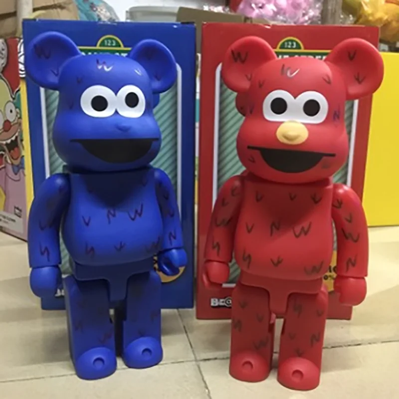 

Bearbricklys 28cm 400% Bear&bricklys Toy Blocks Bear Toy Action Toy Figures Garage Kits Dolls Kids Toys