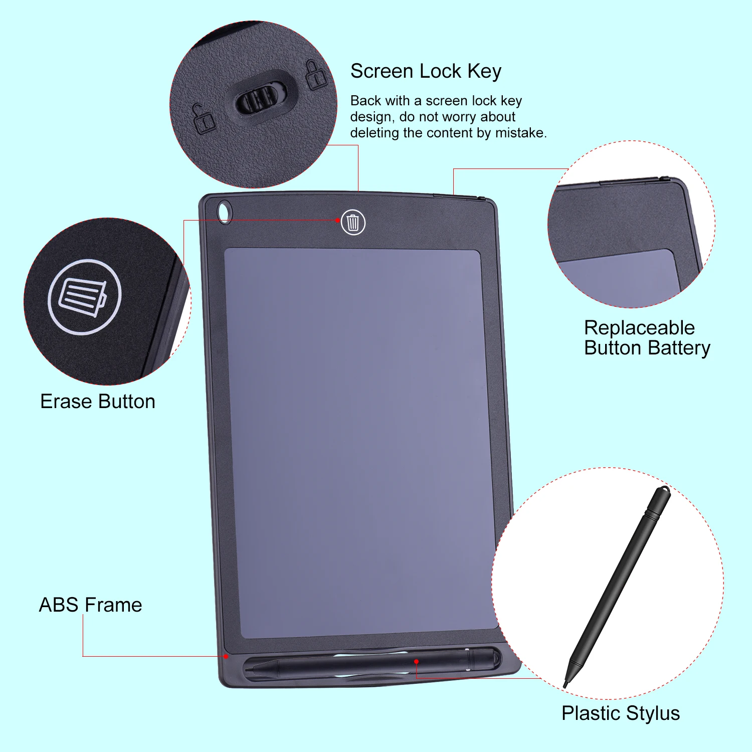 Планшет для рисования с ЖК экраном 8 5 дюйма портативный многоразовый электронный