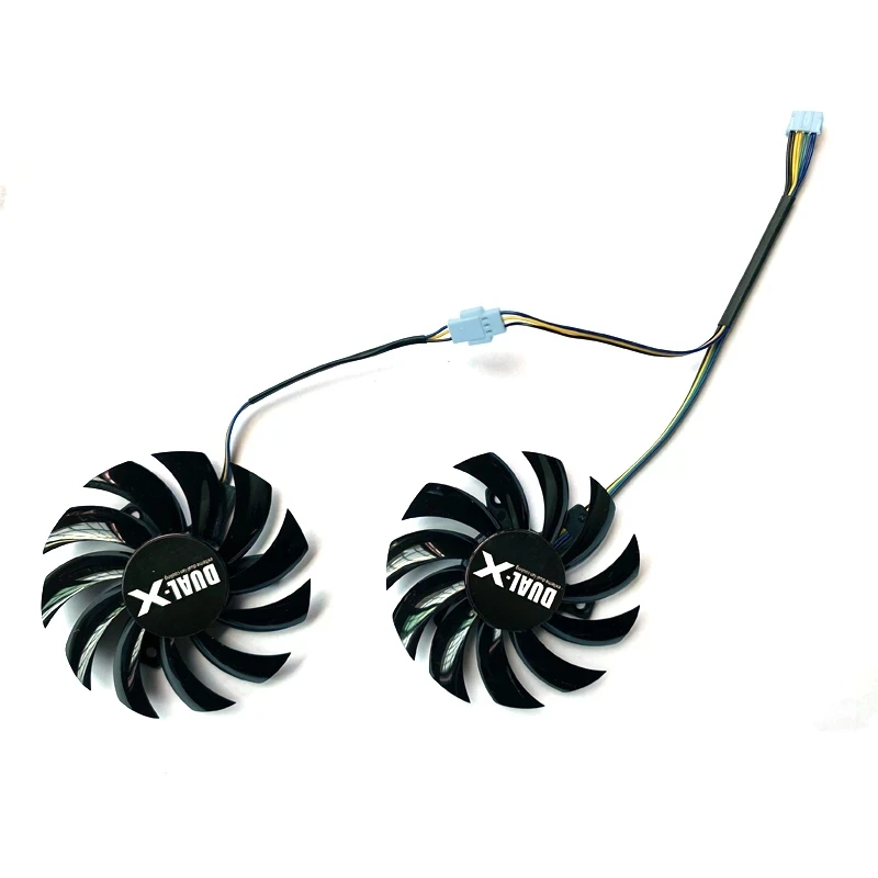 2 шт. 75 мм Firstd FD7010H12S 4-контактный охлаждающий вентилятор для Sapphire R9 270 GTX 550 750 770 Ti ASUS