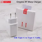 Оригинальный адаптер питания Oneplus Warp Charge 65 Вт, быстрое зарядное устройство стандарта ЕС и США 65 Вт, кабель Type C-Type C One Plus 9 pro 9R 8T 8 nord n100