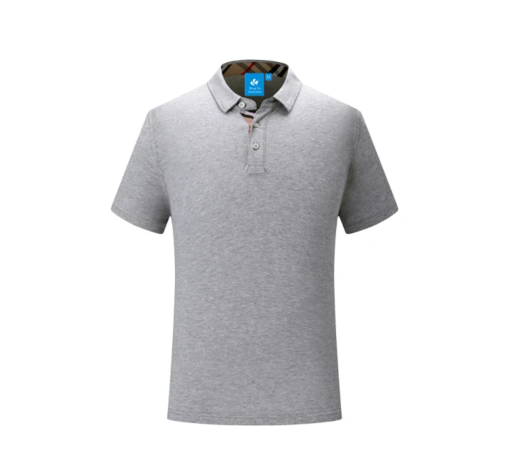 

Summer Cotton super cool fiber blended business lapel shirt group suit Men's Short Sleeved customized logo VBB6