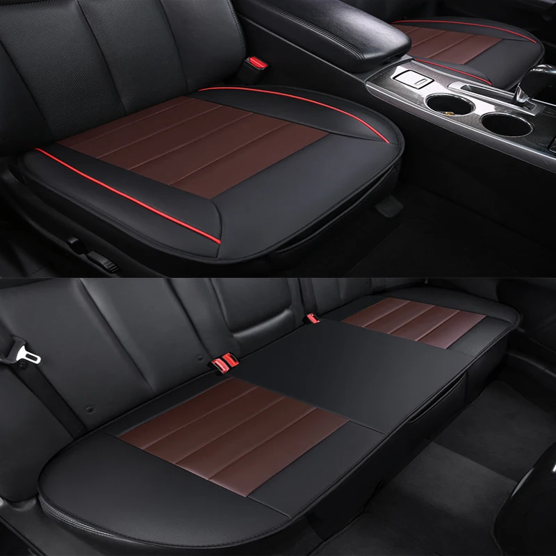 Preise Auto Sitz Abdeckung Pu Leder Auto Sitzkissen Universal Protector Stuhl Matte Pad Zubehör Anti-slip