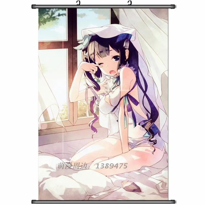 

Anime Decorative Pictures Danjon ni Deai o Motomeru no wa Machigatteiru Daro ka Kami Sama Hestia Home Decor Wall Scroll Poster