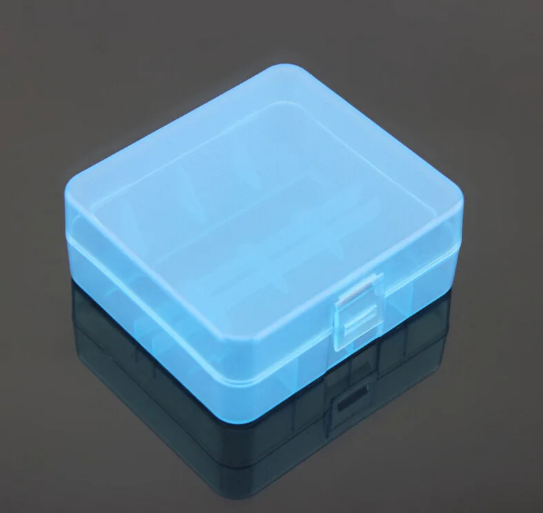 للبيع البلاستيك الصلب 2x26650 بطاريات حامل صندوق صندوق صندوق تخزين مضاد للماء ل 26650 بطارية ليثيوم حاوية قوة البنك