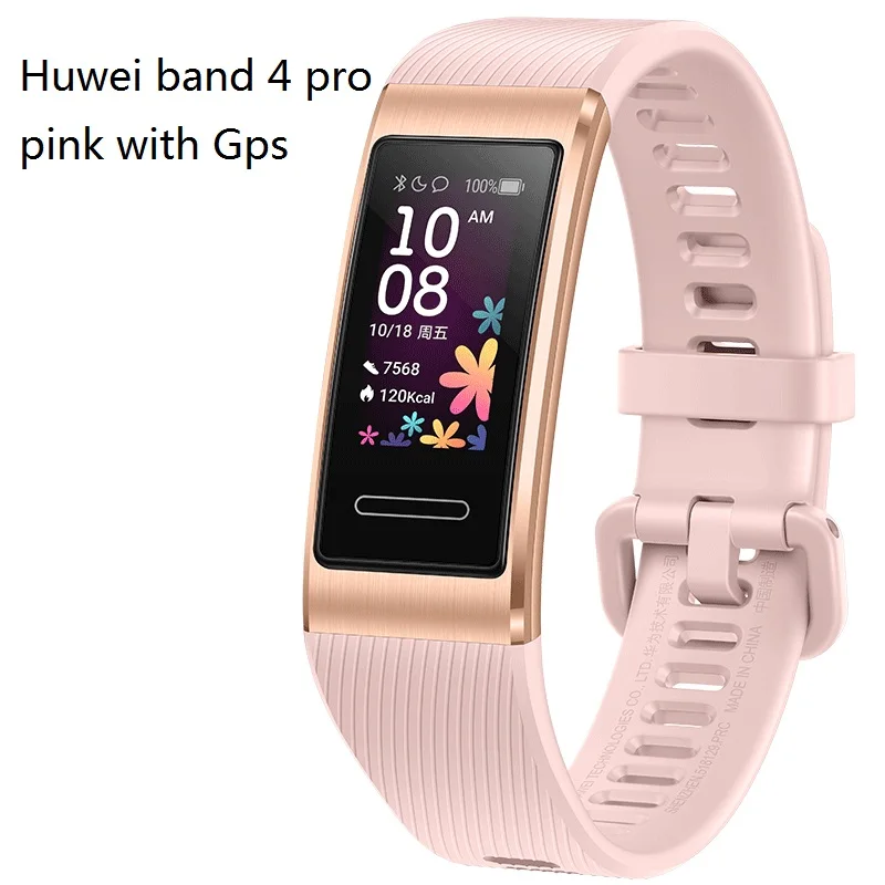 Глобальная версия браслете Huawei Band 4 Pro активно матричные осид 0 95 'металлический