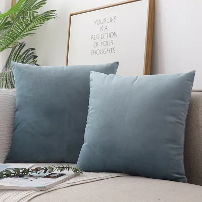 Бархатные наволочки для дома Декоративные диванные подушки Наволочки кровати