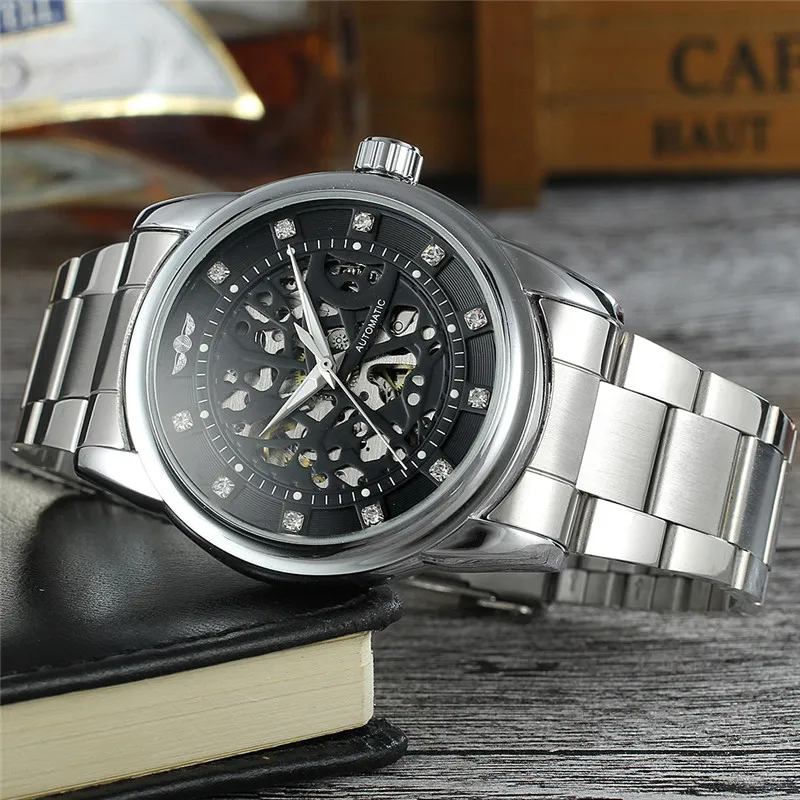 Часы наручные WINNER Мужские механические Классические Автоматические в стиле