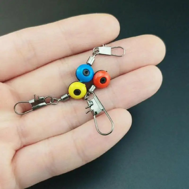 

40pcs/lot Fishing Line Hook Swivels Shank Clip Connector Interlock Snap Sea Space Beans Lure Fishing Jig Hooks Connector Pesca