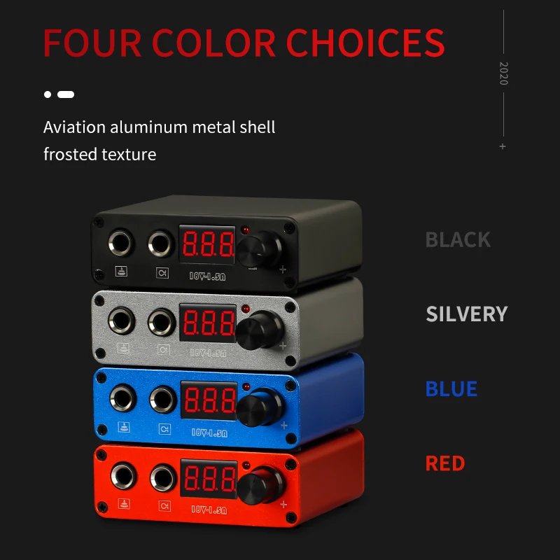 Блок питания для тату-машинки квадратный мини-блок с цифровым ЖК-дисплеем