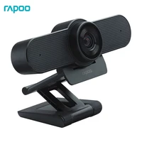 rapoo c500 webcam 4k fhd 2160p with usb2 0 with mic adjustable live conference network with cover cameras