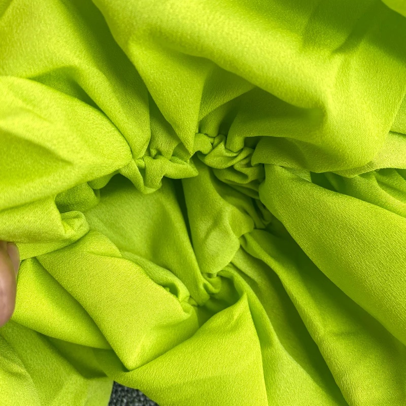 SINGRAIN женская шифоновая блузка с рюшами v-образным вырезом и рукавами-фонариками