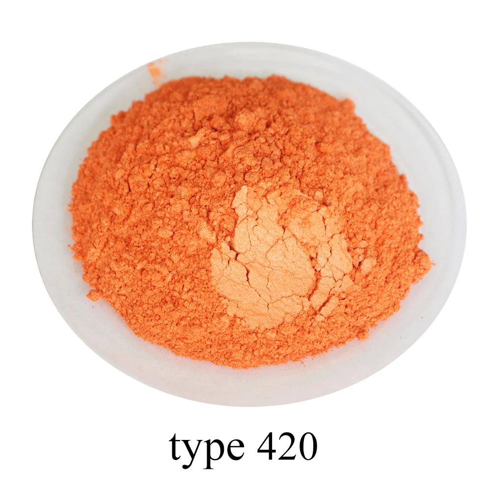 

Type 420 Pigment Pearl Powder 50g,Use for Automotive Art Crafts, Leather Paint,Christmas Decorations