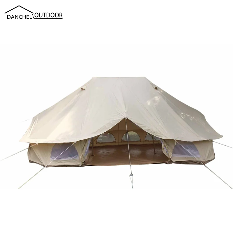 Палатка DANCHEL на 10 12 человек большая водонепроницаемая 6*4 м|tent cotton|bell tentdesign tent |