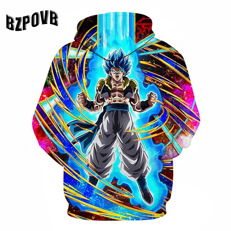 Горячая аниме худи Dragon Ball для мужчин и женщин 3D толстовки Супер сайян Вегета Дети Толстовка Гоку мужская повседневная куртка мультфильм мальчики Outwea