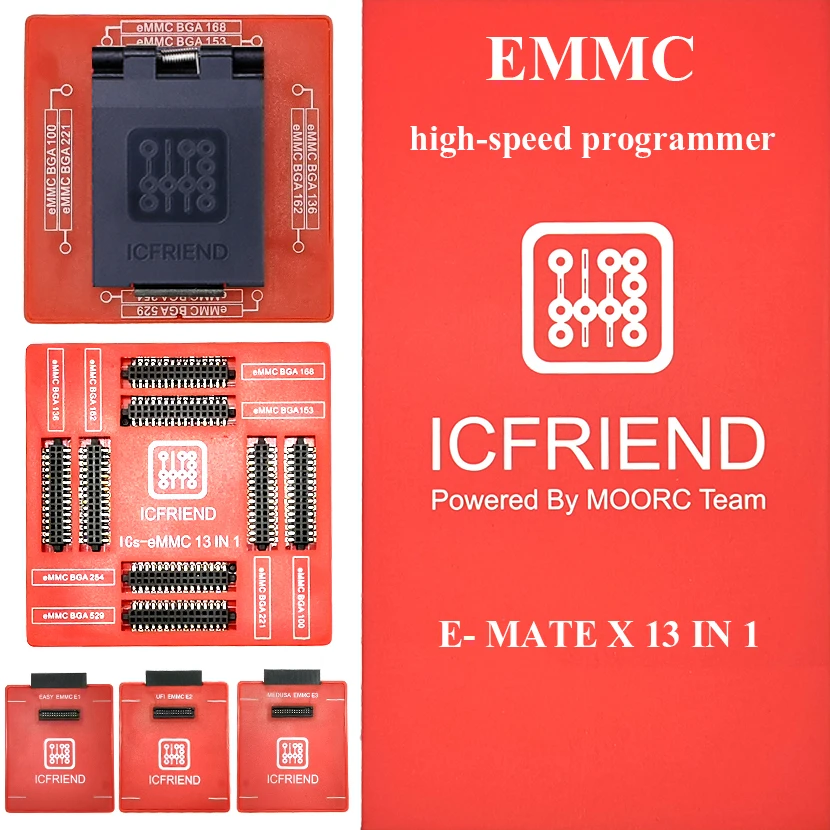 2020 MOORC E MATE X PRO BOX EMMC BGA 13 в 1 поддержка 100 136 168 153 169 162 186 221 529 Z3X легкий JTAG PLUS|box box|box