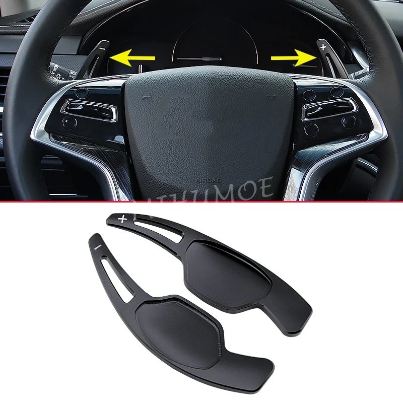 

Steering Wheel Shift Paddle Extension Accessories For Cadillac XTS 2013-2019 Black