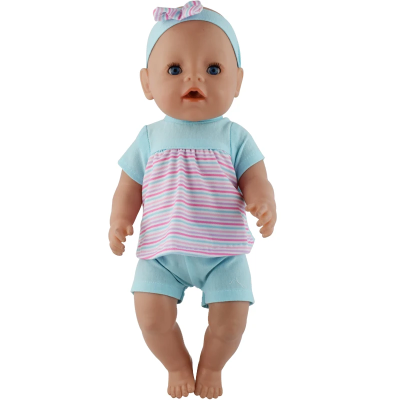 

15Color choose Short Doll Clothes Wear fit 43cm Baby Doll Clothes and Accessories, Children best Birthday Gift,Baby gift