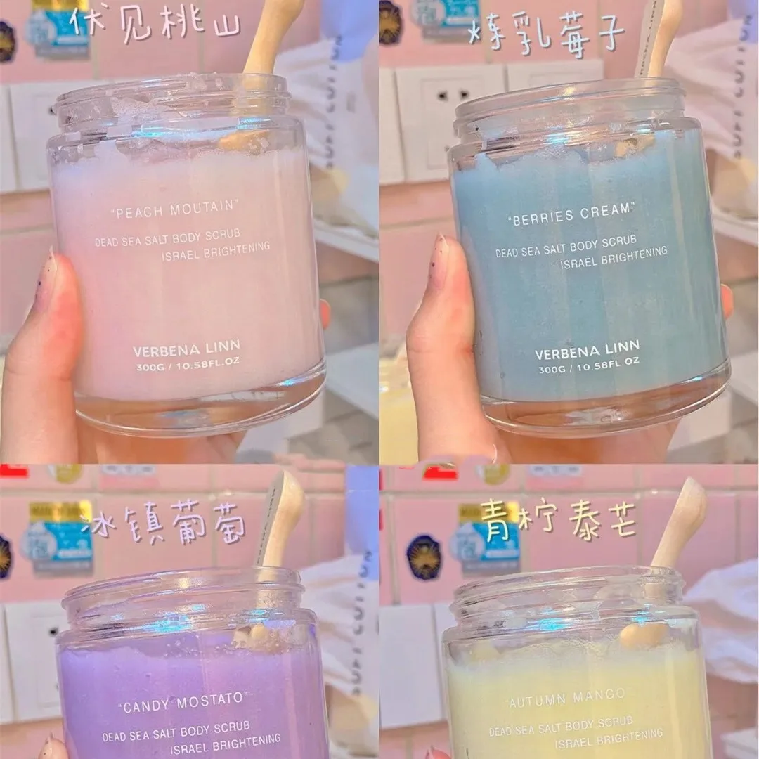 

Natural Organic Skin Care Produce Cleansing Body Scrub Cream with Dead Sea Salt