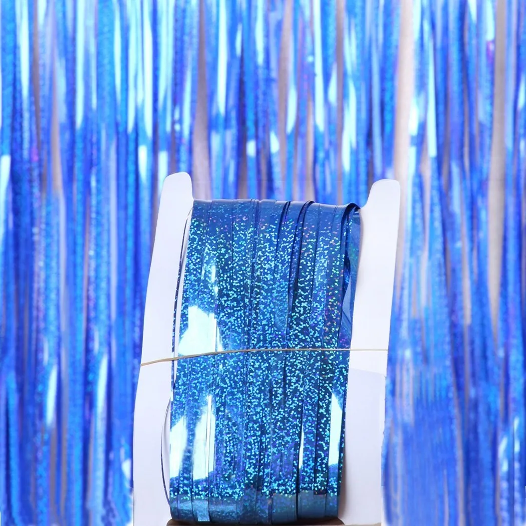 

1 Pcsxrain Curtain 1mx2m Party Backdrop Glitter Fringe Curtain Birthday Wedding Adult Anniversary Decor