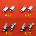 Зарядное устройство USB Type-C, 10 шт., разъем для док-станции для Samsung Galaxy A12, A32, A52, A72, A02S, A025F, A01 Core, A013F, A02, A022F